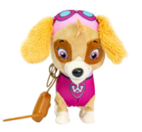 Інтерактивна м'яка іграшка «Щенячий патруль на повідку» Скай
