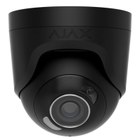 8 Mp IP охранная видеокамера с гибридной подсветкой Ajax TurretCam HL (8 Mp/2.8 mm) Black