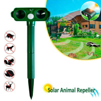 Ультразвуковой отпугиватель грызунов Solar Animal Repeller PX-1009 Зеленый отпугиватель собак/животных