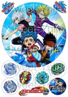 Вафельные картинки на тему: Бейблейд