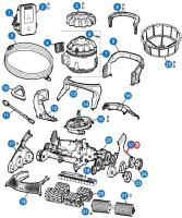 Бічна панель пилососа Hayward Aquavac 600/650, права/ліва 2 шт.