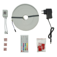 LED лента неоновая RGB DC 24V (с блоком питания), IP 67, 5 м, с Bluetooth и пультом