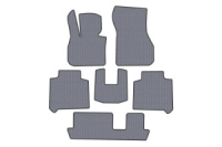 Резиновые Коврики Carsuit (3 Ряда, для F46, Серый) для BMW 2 серия Active Tourer F45/F46 2014-2021 гг