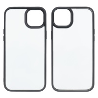 Чехол Aluminum Camera Frame для Apple iPhone 14 Max color  01 черный Люкс