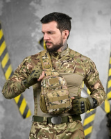 Тактична нагрудна сумка слиг PRACTIC мультікам ДЛ6245