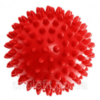Масажний м'ячик EasyFit PVC 7.5 см м'який (надувний) червоний