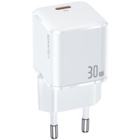 Мережевий зарядний пристрій Usams T45 Super Si Mini USB-C PD&QC3.0 30W 3A White (US-CC148) (Код товару:22348)