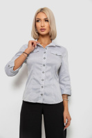 Сорочка класична в смужку, колір сірий, 230R643