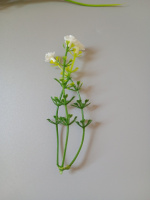 Добавка на ножку с цветами / 9 см/ белый цветок