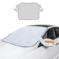 Чехол-тент для автомобиля, светоотражающие полосы, 160х120 см