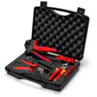 Валіза інструментальна для фотогальваніки KNIPEX, 97 91 04 V02, для сонячного роз'єму MC4 (багатокон