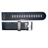 Ремінець для годинника Skmei 1508BK Black 22 мм каучуковий чорний (SKU: 1051-0547)