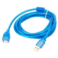 Удлинитель USB 2.0 AM ― AF 1.5 м с ферритовым фильтром blue
