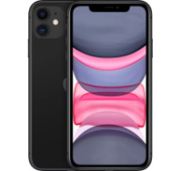 Смартфон iPhone 11 4/128GB Black 6.1« IPS 1SIM LTE 12 Мп + 12 Мп NFC 3046 mAh