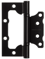 Петля накладна метелик RICH-ART 100 мм 2 ВВ (100х75х2,5) Black чорний