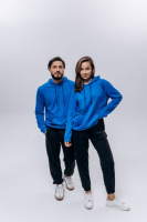 Костюм чоловічий (unisex) електрик/чорний двохнитка