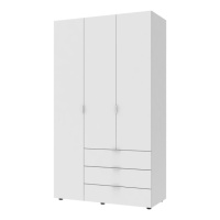Шкаф распашной для одежды Doros Гелар 116,2х49,5х203,4 см Белый (DRS-011169)