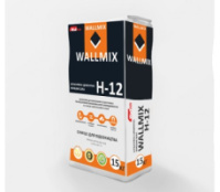Wallmix H-12 (15 кг) Шпаклівка фасадна цементна фінішна біла