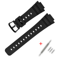 Ремінець для годинника Casio G-Shock DW-5600 B Black BK чорний полімерний 20 см