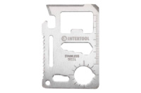 Мультитул Intertool 70мм x 11од карта (HT-0589)