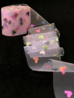 Фатин для рукоделия «Микки» Ширина - 6 см. Цвет - розовый. отрез 3 метра