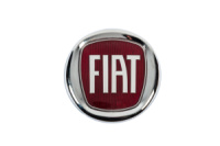 Эмблема (Красная, с Креплением) 120 мм для Fiat