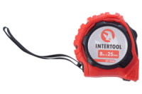 Рулетка Intertool - 8 м x 25 мм магнит 1 шт.