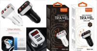 АЗУ 2USB 2400mAh REDDAX RDX-105 DIGITAL VOLTAJ DEDECTION BLACK/GOLD
