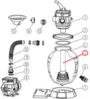 Колектор у зборі Aquaviva Lagoon 55, (297050934)