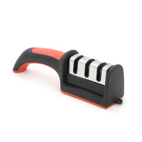 Точилка для ножей и ножниц, сталь и керамика, Black