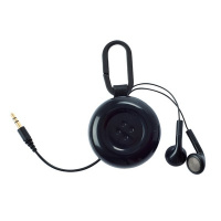 Навушники на закрутці «Гудзик» на карабіні