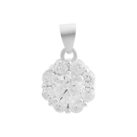 Серебряная подвеска CatalogSilver с фианитами (60002107)