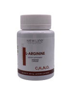 L-аргінін/ L-Arginine 60 капсул New Life, Рослинні капсули, 0,45, 60