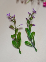 Зелень на ножку  / 5 шт / 13.5 см / фиолетовый