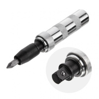 Отвертка ударная с комплектом насадок 6 ед. INTERTOOL HT-0430