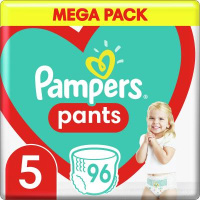 Подгузники Pampers трусики Pants Junior Размер 5 (12-17 кг) 96 шт (8006540069509)