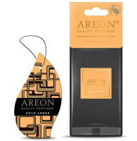 Освіжувач сухий лист - «Areon» - Premium - Gold Amber (Золотий бурштин)  (10шт/уп)