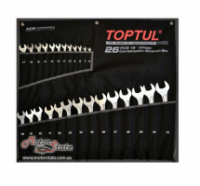 TOPTUL GPAW2601 Набор ключей комбинированных 26 шт 6–32 Super–Torque