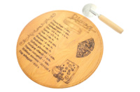 Набор для пиццы iWood доска 290мм + нож (О-024569)