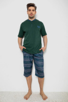 Піжама чоловіча, колір зелений, 243R2007