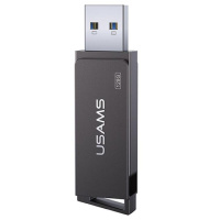 Флеш накопичувач USAMS US-ZB197 USB3.0 Rotatable High Speed Flash Drive 128 Gb, Iron-grey - купити в SmartEra.ua