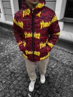 Куртка чоловіча демісезонна червона | 7-437