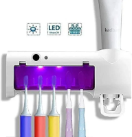 Диспенсер для зубної пасти та щіток авто Multi-function Toothbrush sterilizer JX008 (W79) (60)