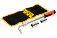 Ключ баллонный L-образный Mastertool 17 x 19 мм и 21 x 23 мм телескопический (78-0100)