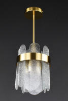 Люстра потолочная на 5 лампочек 27401 Латунь 35-70х20х20 см.