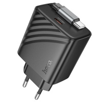 МЗП Hoco N57 Full PD20W with retractable cable Type-C (2USB-C)