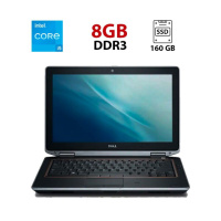 Ноутбук Б-класс Dell Latitude E6320 / 13.3« (1366x768) TN / Intel Core i5-2520M (2 (4) ядра по 2.5 - 3.2 GHz) / 8 GB DDR3 / 160 GB SSD / Intel HD...