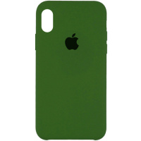 Чохол Apple iPhone XS Max (6.5«») - Silicone Case (AA) (Зелений / Olive) - купити в SmartEra.ua