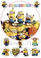 Вафельные картинки на тему: Миньоны