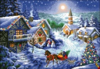 Схема для вышивки Рождественская сказка